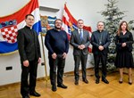 Biskup Radoš na Božićno-novogodišnjem prijemu kod županijskih dužnosnika